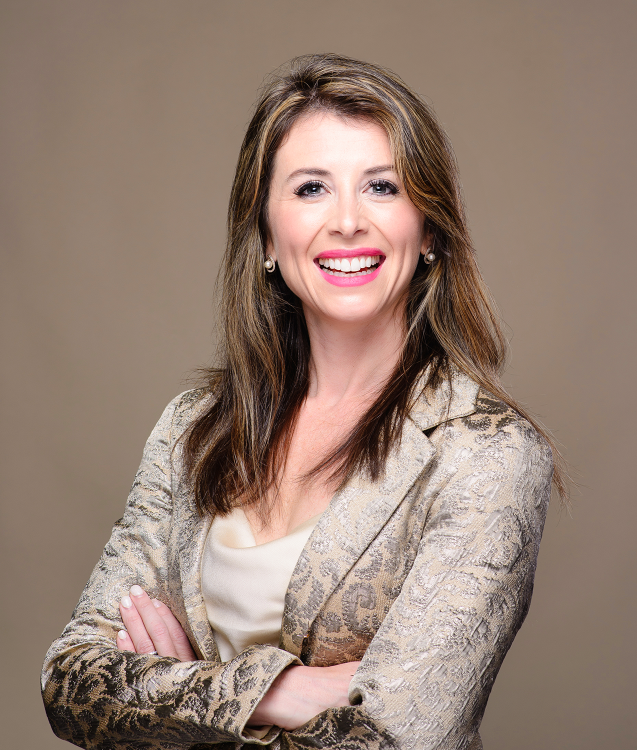 Dr. Ashley Lucas, PhD, RD, seated portrait