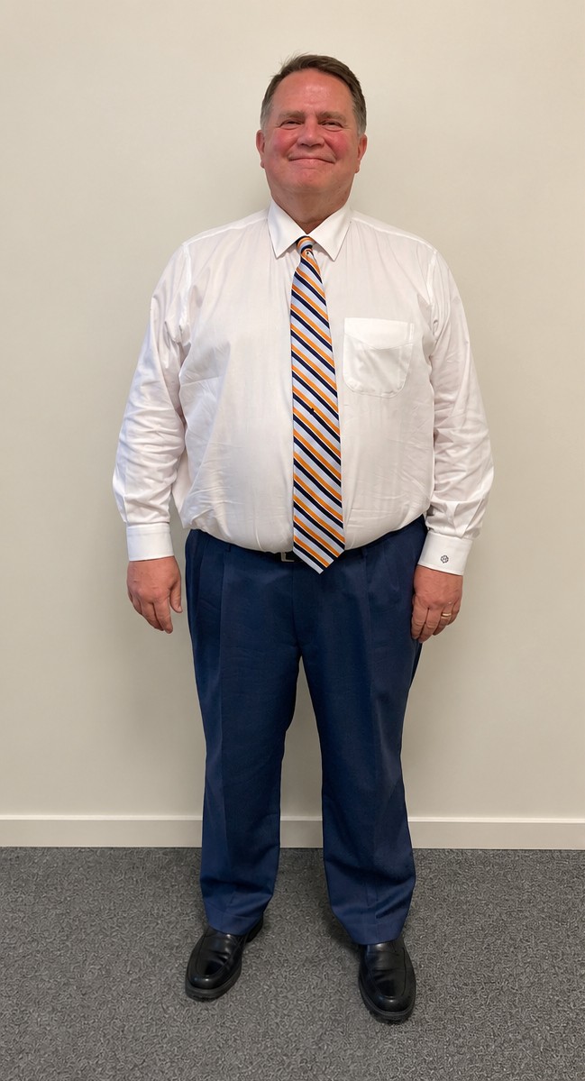 David before PHD Weight Loss