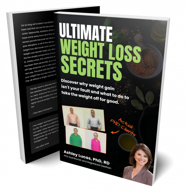 Ultimate Weight Loss Secrets Book Cover Front and Back